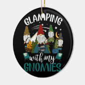 Glamping met mijn Gnomies Happy Glamper Funny Glam Keramisch Ornament (Links)