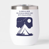 Glamping Moeder Balanceren Avontuur Ontspanning (Voorkant)
