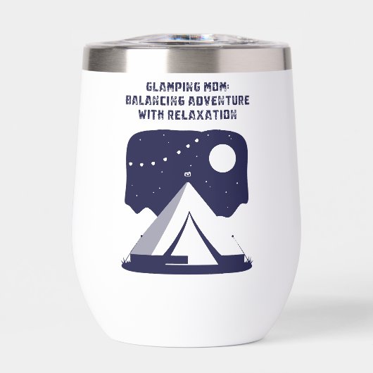 Glamping Moeder Balanceren Avontuur Ontspanning (Voorkant)