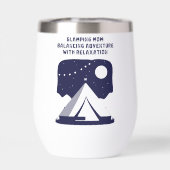 Glamping Moeder Balanceren Avontuur Ontspanning (Achterkant)