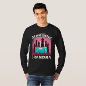 Glamping Oma Glamper Camper Grootmoeder Natuur T-shirt (Voorkant volledig)