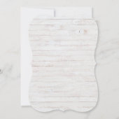 Glamping onder de Stars Tepee Navy & Gold Camping Kaart (Achterkant)