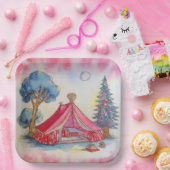 Glamping Papieren Bord (Feest)