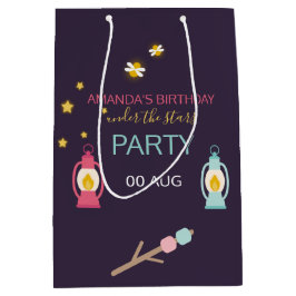 Glamping Party aangepaste gastserver Medium Cadeauzakje