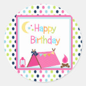 Glamping party stickers (Voorkant)