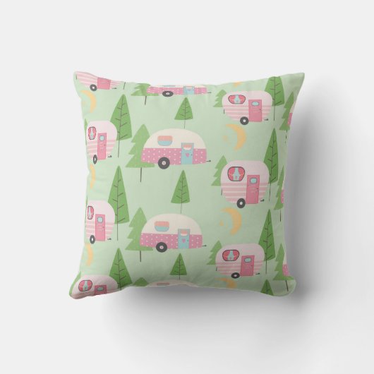 Glamping pret gevleid kussen (Achterkant)