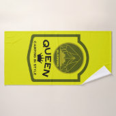 Glamping Queen Camping in stijl Badhanddoek (Badhanddoek)