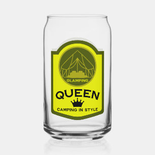Glamping Queen Camping in stijl Blikvorm Glas