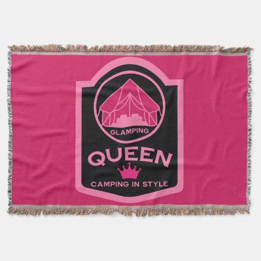 Glamping Queen Camping in stijl Deken (Voorkant)