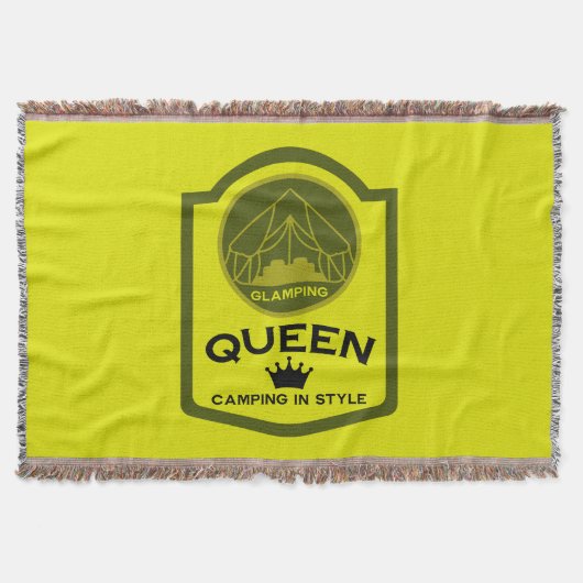 Glamping Queen Camping in stijl Deken (Voorkant)