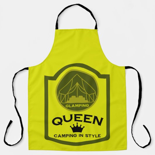 Glamping Queen Camping in stijl Schort (Voorkant)