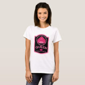 Glamping Queen Camping in stijl T-shirt (Voorkant volledig)