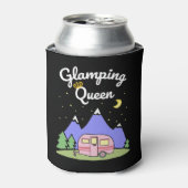 Glamping Queen Caravanning RV Camper Trailer Blikjeskoeler (Blikje Voorkant)