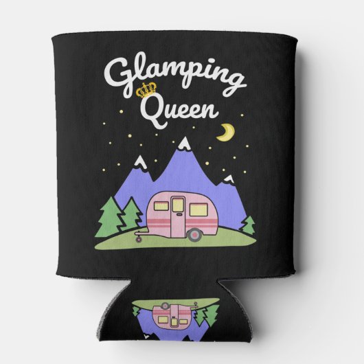 Glamping Queen Caravanning RV Camper Trailer Blikjeskoeler (Achterkant)