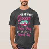Glamping Queen Classy Sassy Smart Assy Glamping T-shirt (Voorkant)