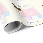 Glamping Slaapfeest Cadeaupapier (Rol Hoek)