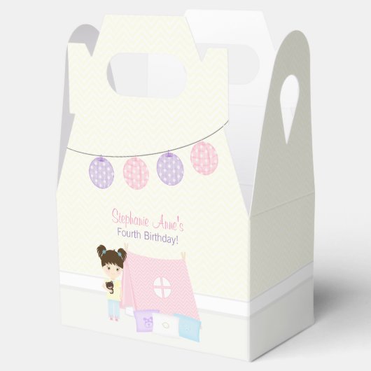 Glamping Slapepover Party Bedankdoosjes (Geopend)