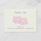 Glamping Slapepover Party Contactkaartje (Achterkant)