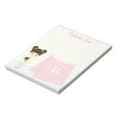 Glamping Slapepover Party Notitieblok (Linkerzijde)