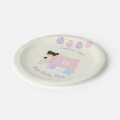 Glamping Slapepover Party Papieren Bordje (Gekanteld)