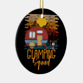 Glamping Squad Matching Familie Meisjes Camping Tr Keramisch Ornament (Rechts)
