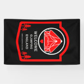 Glamping United Kingdom Business Spandoek (Horizontaal)