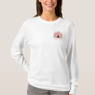 Glamping vrijgezellenfeest - Bruid van het kampeer T-shirt