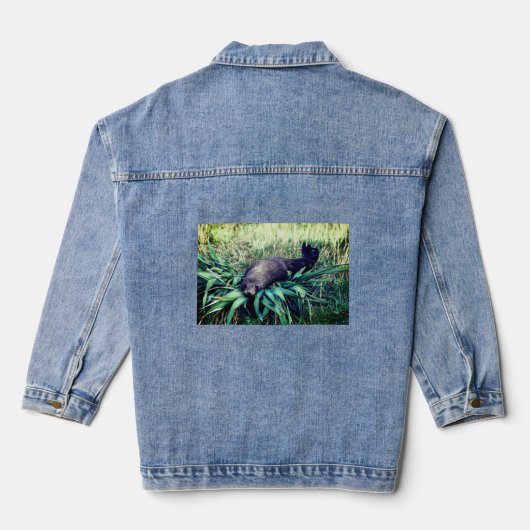 Glamping zee lion denim jacket (Achterkant)