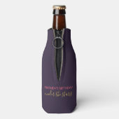 Glampingfeest aanpasbaar flesjeskoeler (Fles Achterkant)