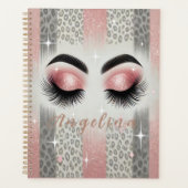 Glamroze glitterwimpers planner (Voorkant)