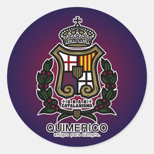 GLAN CATALANISMOシール RONDE STICKER (Voorkant)