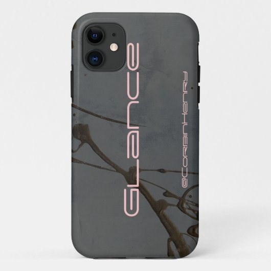 Glance Black Acryl Case-Mate iPhone Case (Achterkant)