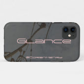 Glance Black Acryl Case-Mate iPhone Case (Achterkant (horizontaal))