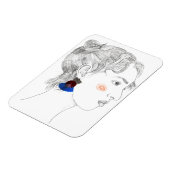 Glance Sketch - Portret Magneet (Linkerzijde)