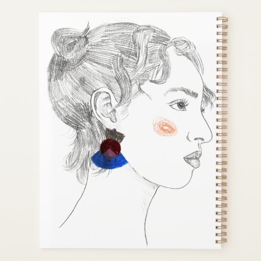 Glance Sketch - Portret Planner (Achterkant)