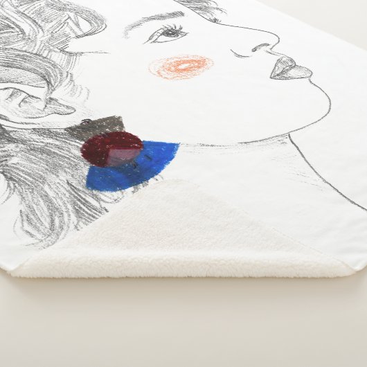 Glance Sketch - Portret Sherpa Deken (3/4)