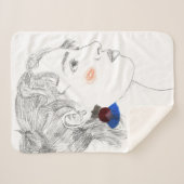 Glance Sketch - Portret Sherpa Deken (Voorkant (horizontaal))