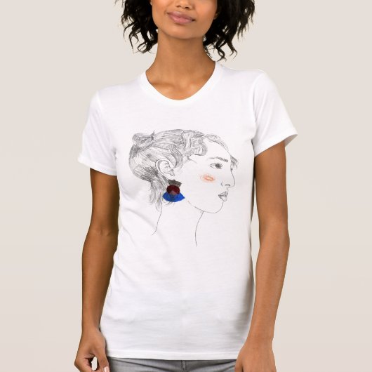 Glance Sketch - Portret T-shirt (Voorkant)