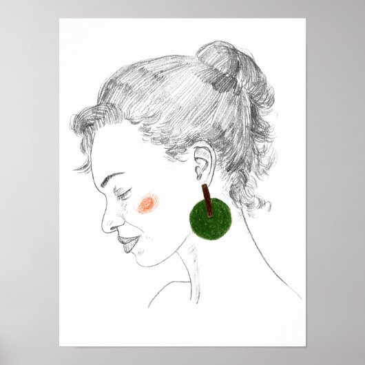 Glance Sketch Poster (Voorkant)