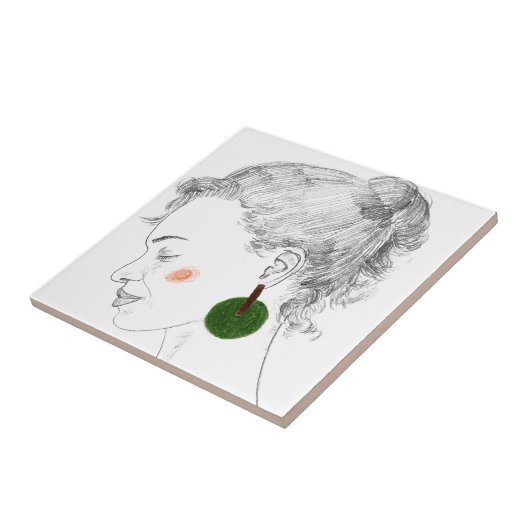 Glance Sketch Tegeltje (Zijkant)