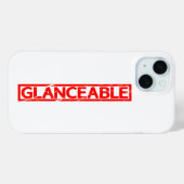 Glancestempel Case-Mate iPhone Case (Achterkant (horizontaal))