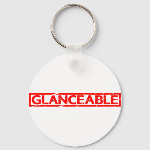 Glancestempel Sleutelhanger