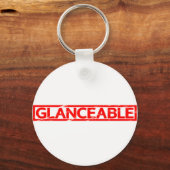 Glancestempel Sleutelhanger (Voorkant)