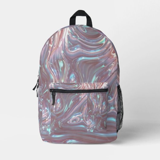 glans bedrukte rugzak (Voorkant)