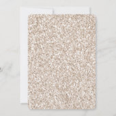 Glans Blozende Crème Glitz Glitter Kaart (Achterkant)