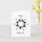 Glans. Dat is allen Kaart (Gele Bloem)