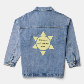 Glans Denim Jas Jacket