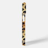 Glans Glamour Goud Zwart Luipaard Cheetah Print  Case-Mate iPhone Case (Achterkant / Rechts)