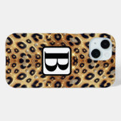 Glans Glamour Goud Zwart Luipaard Cheetah Print  Case-Mate iPhone Case (Achterkant (horizontaal))