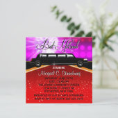 Glans Glamour Rode Loper Filmster Uitnodigingen (Staand voorkant)